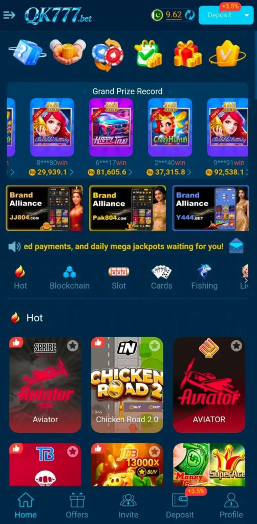 QK777 Game Home image 